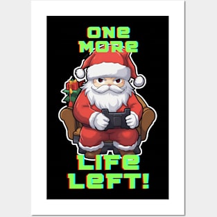 Funny Gamer Quote - Santa Claus Christmas Posters and Art